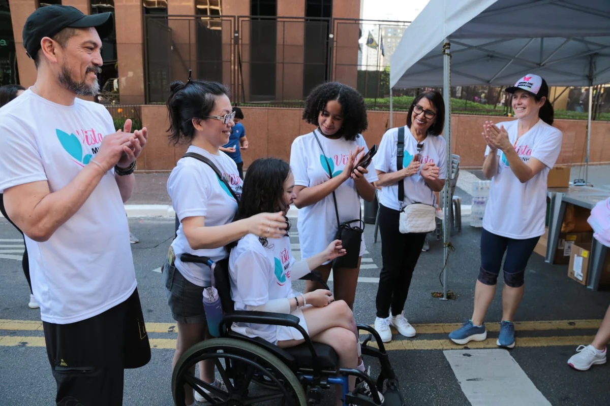 2ª Caminhada Beneficente "Vista Minha Pele", realizada pelo Jardim das Borboletas, em Sâo Paulo por Arquivo pessoal/Jardim das Borboletas