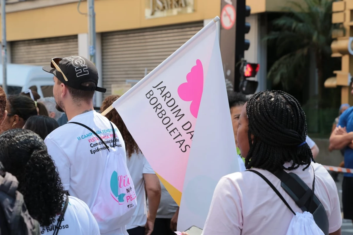 2ª Caminhada Beneficente "Vista Minha Pele", realizada pelo Jardim das Borboletas, em Sâo Paulo por Arquivo pessoal/Jardim das Borboletas