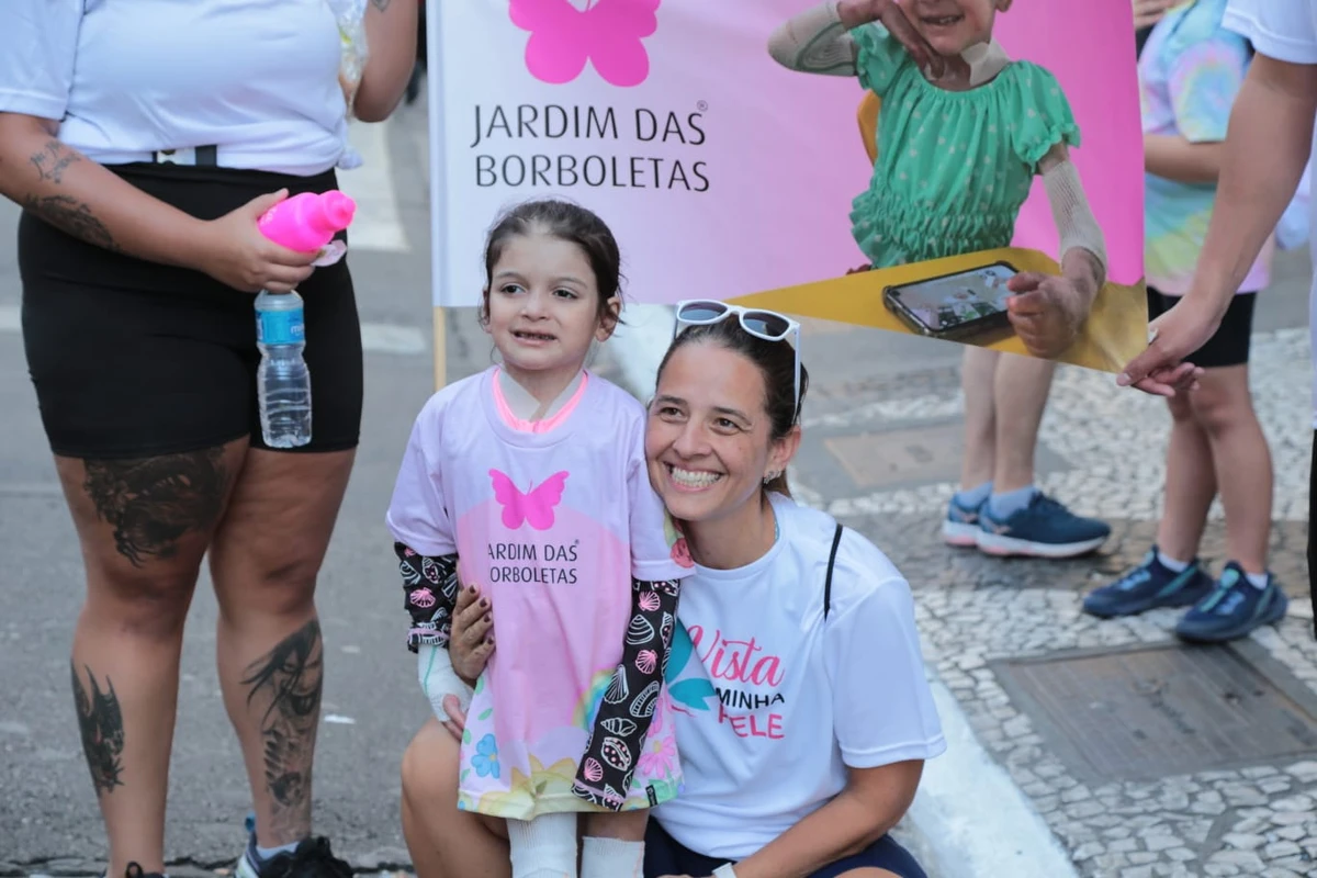 2ª Caminhada Beneficente "Vista Minha Pele", realizada pelo Jardim das Borboletas, em Sâo Paulo por Arquivo pessoal/Jardim das Borboletas