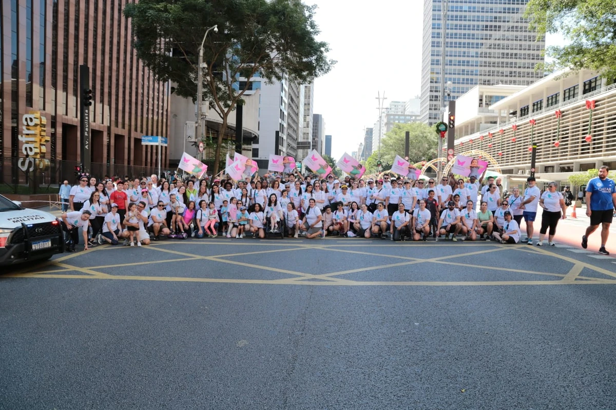 2ª Caminhada Beneficente "Vista Minha Pele", realizada pelo Jardim das Borboletas, em Sâo Paulo por Arquivo pessoal/Jardim das Borboletas