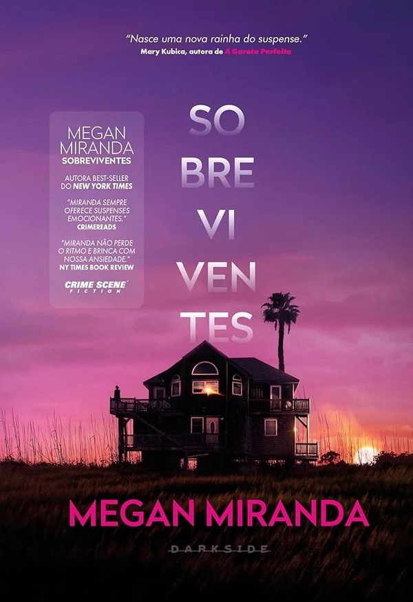 Sobreviventes, de Megan Miranda (Darkside). Há uma década, duas vans repletas de alunos do último ano do ensino médio foram arrastadas por um rio no Tennessee durante uma viagem escolar, resultando na trágica perda de vários colegas e professores.  por Reprodução