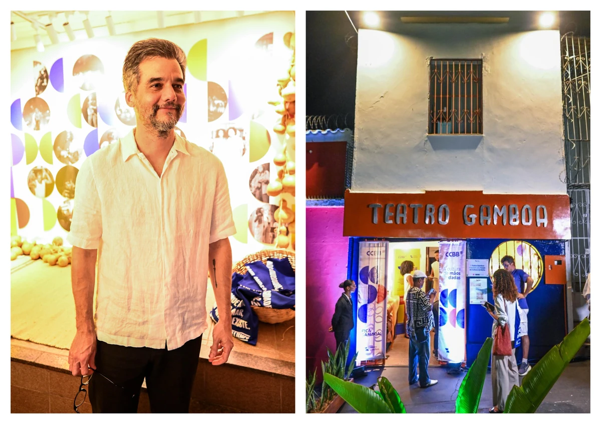 Wagner Moura também foi prestigiar o Gamboa