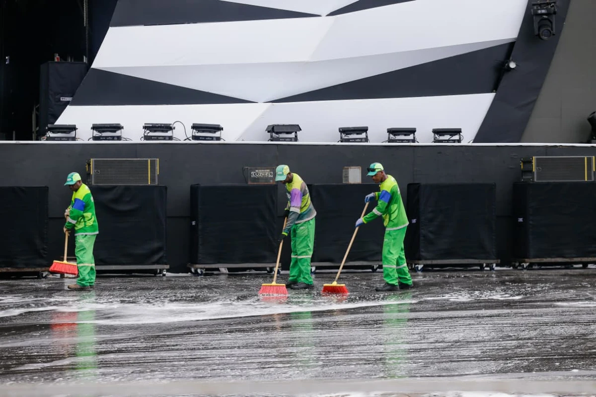 Arena O Canto da Cidade passa por últimos ajustes antes de sequência de shows por Arisson Marinho/CORREIO