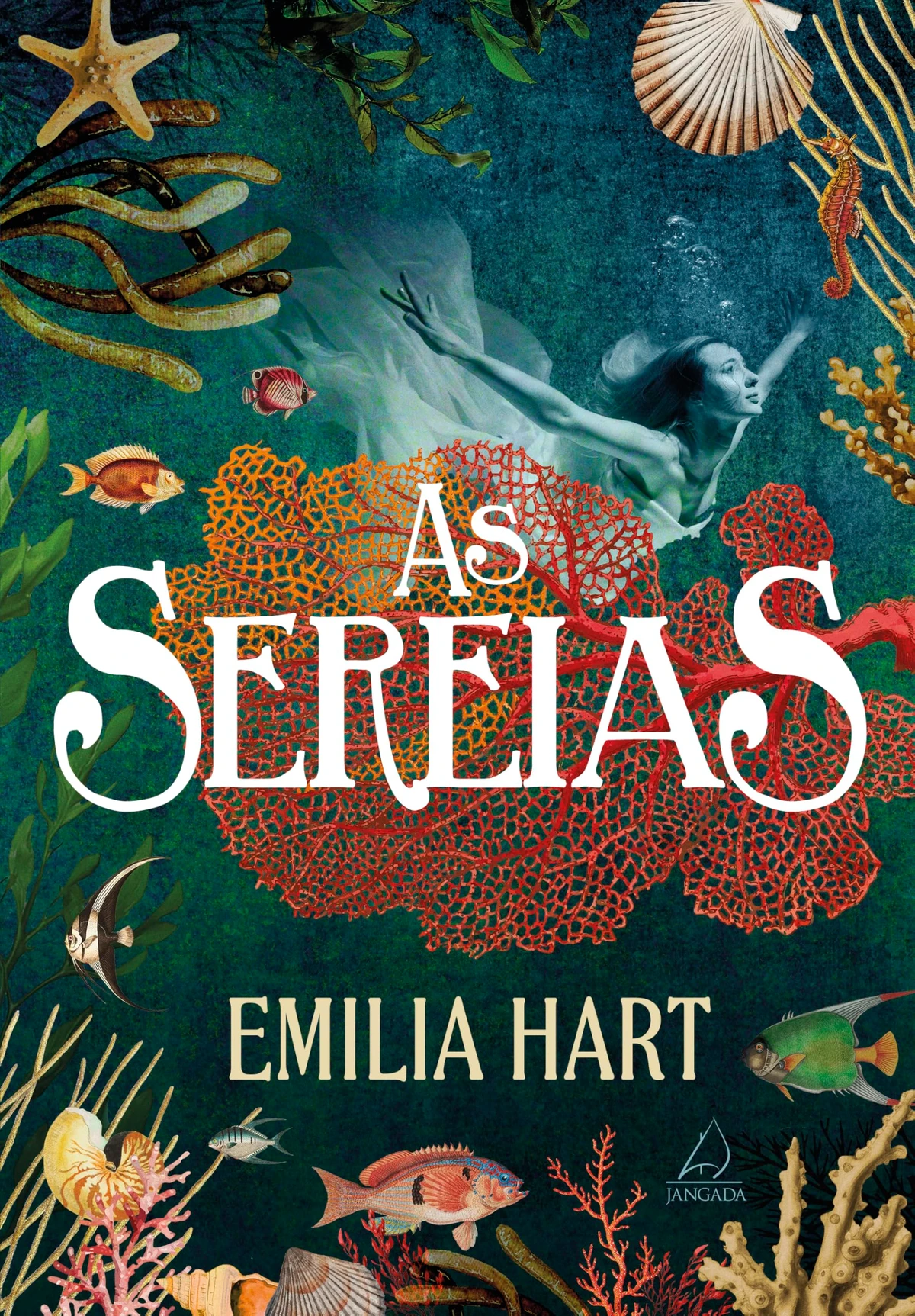 Fantasia: As sereias, de Emilia Hart (Jangada). Três mulheres, três séculos. Um mesmo chamado do mar. Um romance hipnotizante sobre os segredos que unem gerações de mulheres através do tempo e o poder inquebrável dos laços que as definem. por Reprodução
