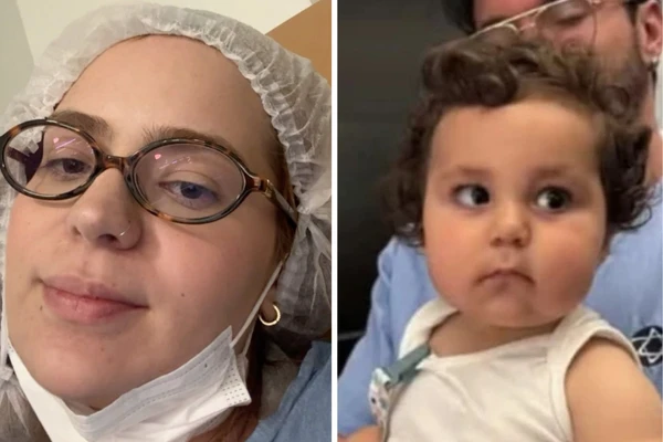 Filho de Viih Tube precisou voltar ao hospital nesta terça-feira (23) para tratar queimadura