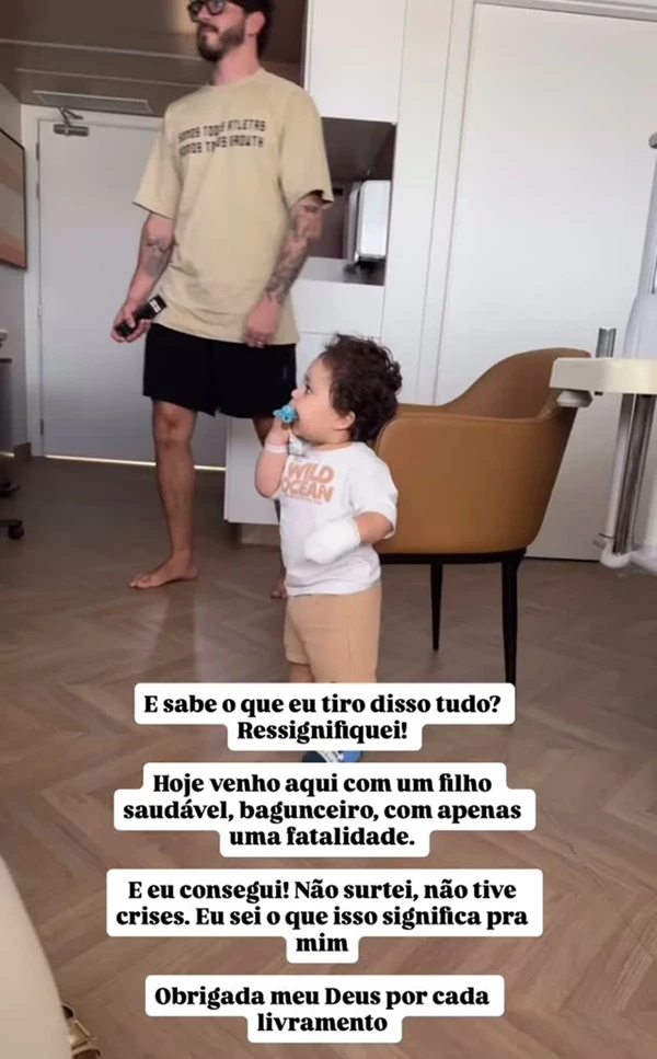 Ravi está se recuperando após a cirurgia  por Reprodução/Redes Sociais 