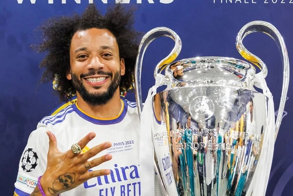 Marcelo - lateral lendário e ídolo do Real Madrid e da Seleção Brasileira, anunciou aposentadoria em fevereiro, aos 36 anos por Divulgação