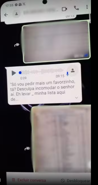 Mensagens levaram paciente a fazer denúncia por Reprodução