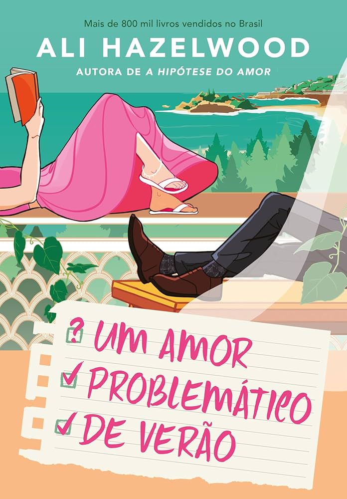 Um amor problemático de verão, de Ali Hazelwood (Arqueiro). Maya Killgore tem 23 anos e ainda está descobrindo o que quer da vida.Conor Harkness tem 38, e Maya não consegue parar de pensar nele.É um clichê tão grande que o coração dela quase não aguenta: homem mais velho e mulher mais nova, empresário rico e estudante falida, melhor amigo do irmão e a garota na qual ele nunca reparou. por Reprodução