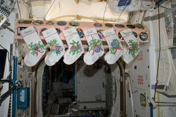 Astronautas e sua comemoração de Natal por Instagram/Nasa