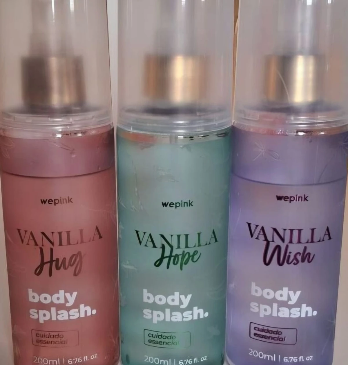 Body Splash 'Vanilla' de Virginia  por Reprodução/Redes Sociais 