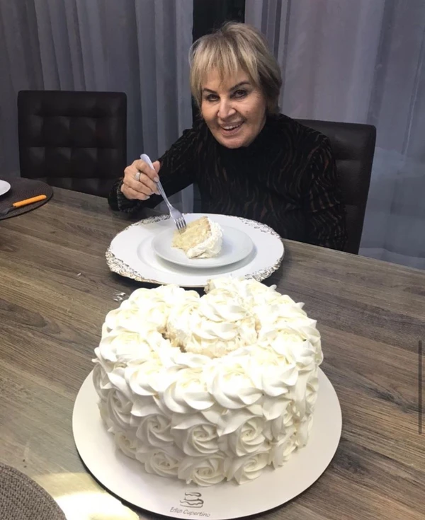 Dona Anita, mãe do cantor Bruno, da dupla com Marrone por Reprodução/Redes Sociais 