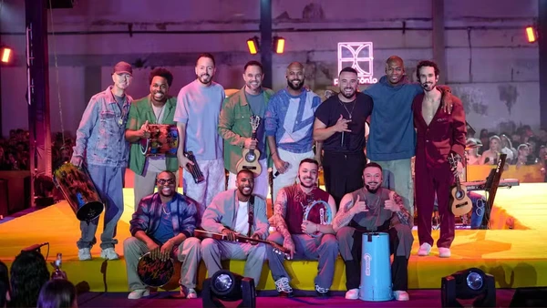 Grupo Chocolate, banda de pagode por trás do hit 'Alô, Virginia' por Divulgação