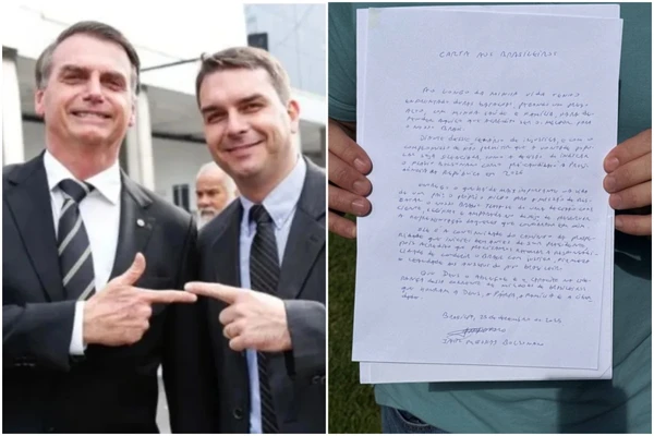 Jair e Flávio Bolsonaro