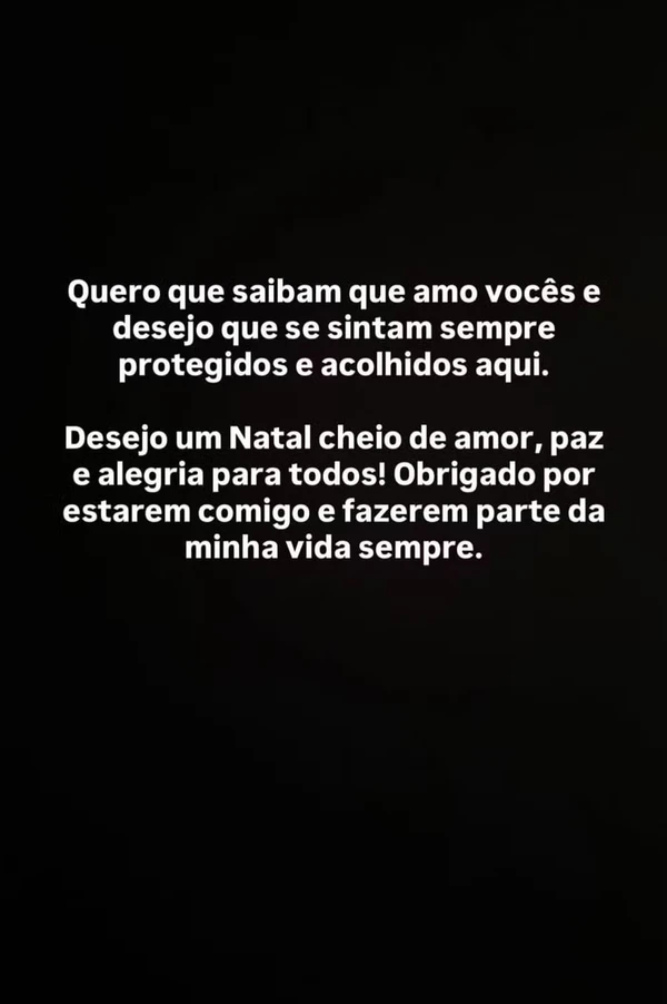 Rico Melquiades explica por que não mostrou a ceia de Natal por Reprodução/Redes Sociais 