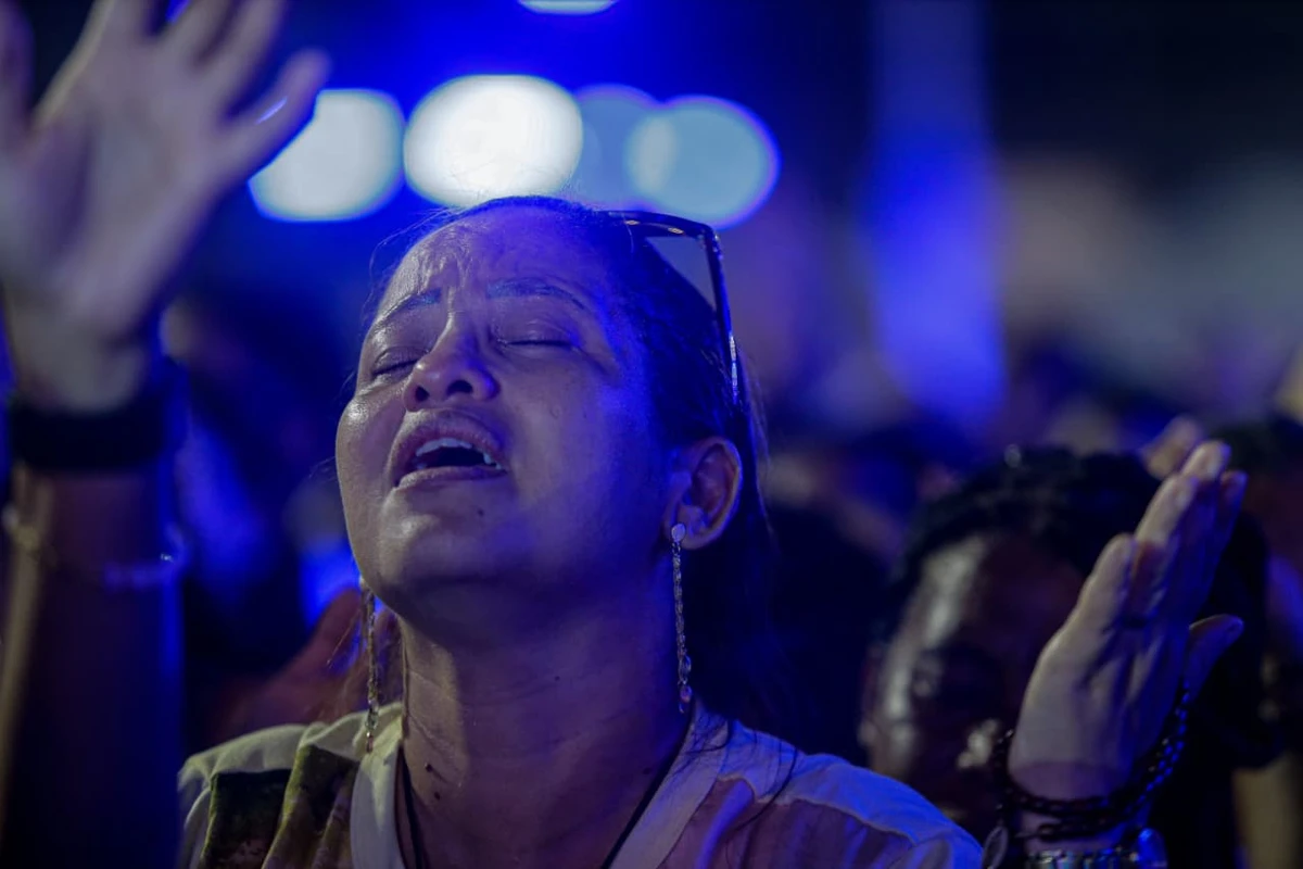 Show de Frei Gilson no Natal de Salvador 2025 por Arisson Marinho/CORREIO