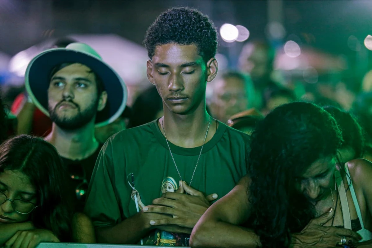 Show de Frei Gilson no Natal de Salvador 2025 por Arisson Marinho/CORREIO