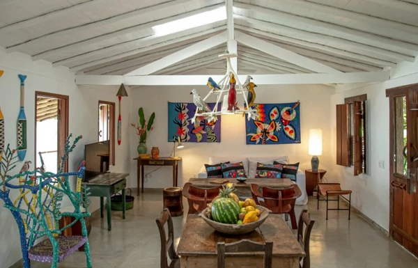 Espaço mistura natureza e luxo por Divulgação 