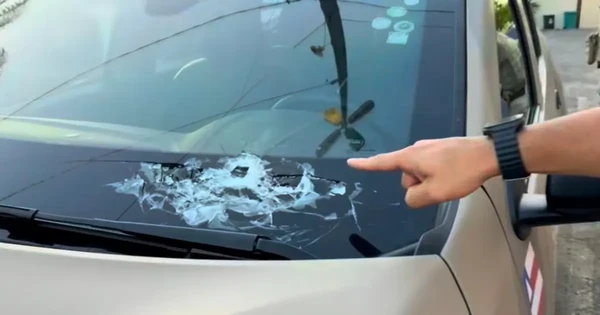 Viatura da PM foi alvejada