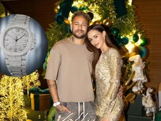 Imagem - Neymar usa relógio de R$ 4,2 milhões com mais de mil diamantes na festa de Natal