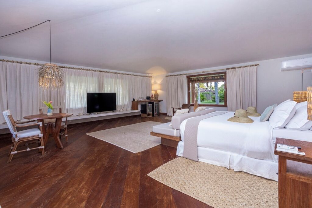 BANGALÔ TRANCOSO na Reserva Jacomã em Trancoso, na Bahia por Reprodução/Reserva Jacomã