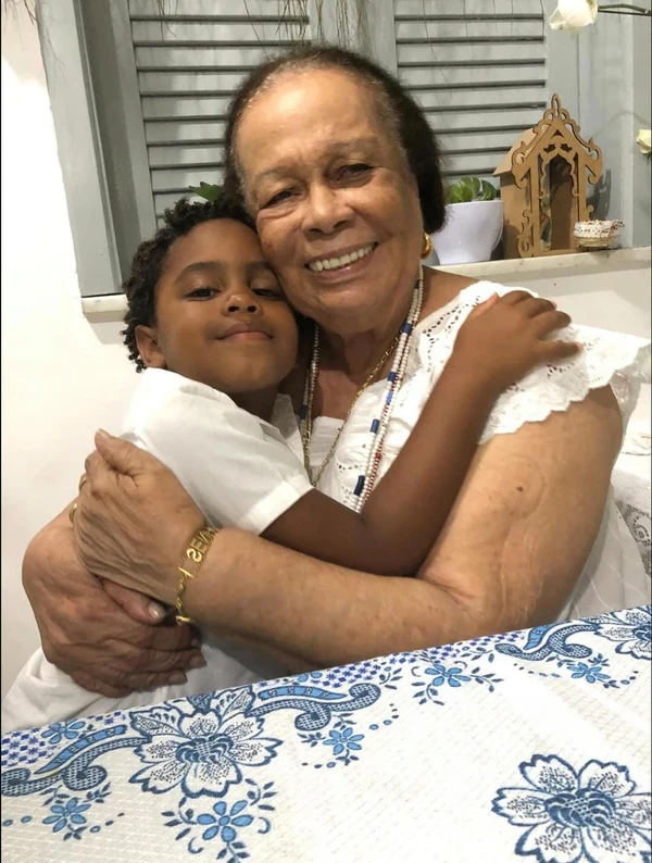 Fotos publicadas por Regina Casé em homenagem a Mãe Carmen do Gantois por Reprodução/Redes Sociais 
