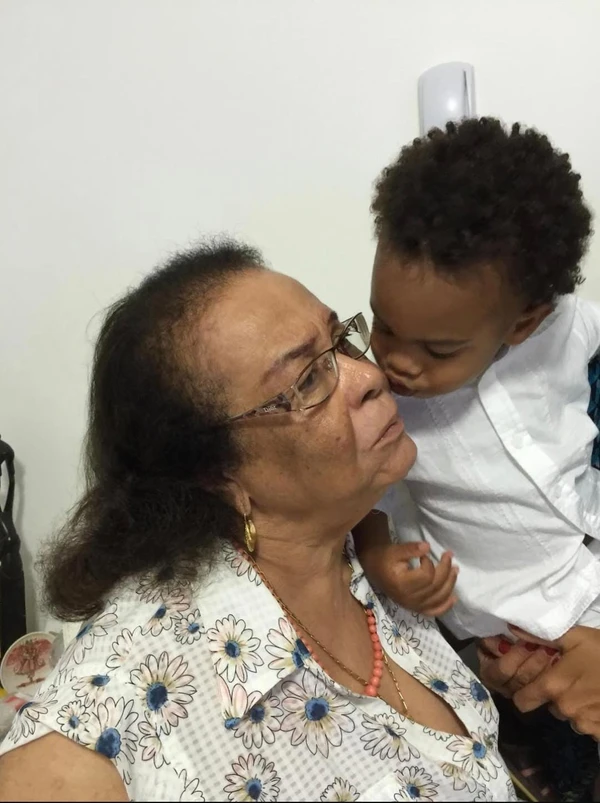 Fotos publicadas por Regina Casé em homenagem a Mãe Carmen do Gantois por Reprodução/Redes Sociais 