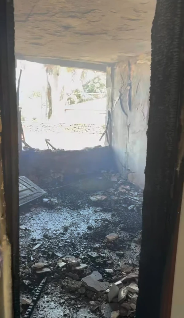 Lutador e influenciador Rafael Rey e esposa pulam do 2º andar de casa para escapar de incêndio por Reprodução/Redes Sociais 