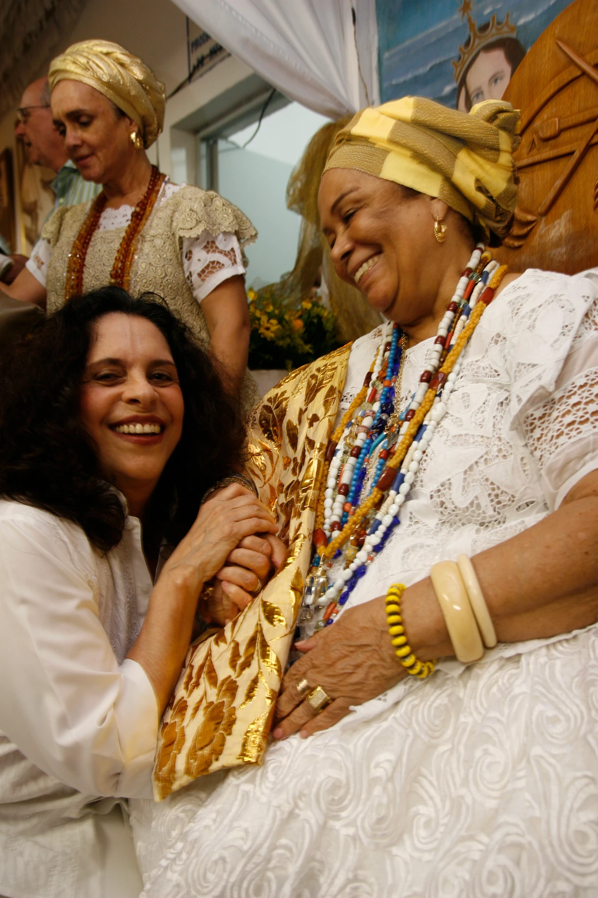 COLUNA VIPLançamento do livro que fala da vida e obra de Mãe Menininha do Gantois.Estavam presentes entre as selebridades Gal Costa, Mabel Veloso (irmã de Cartano), Michelle Marie e Jorge PortugalCrédito: Andréa Farias por Correio da Bahia
