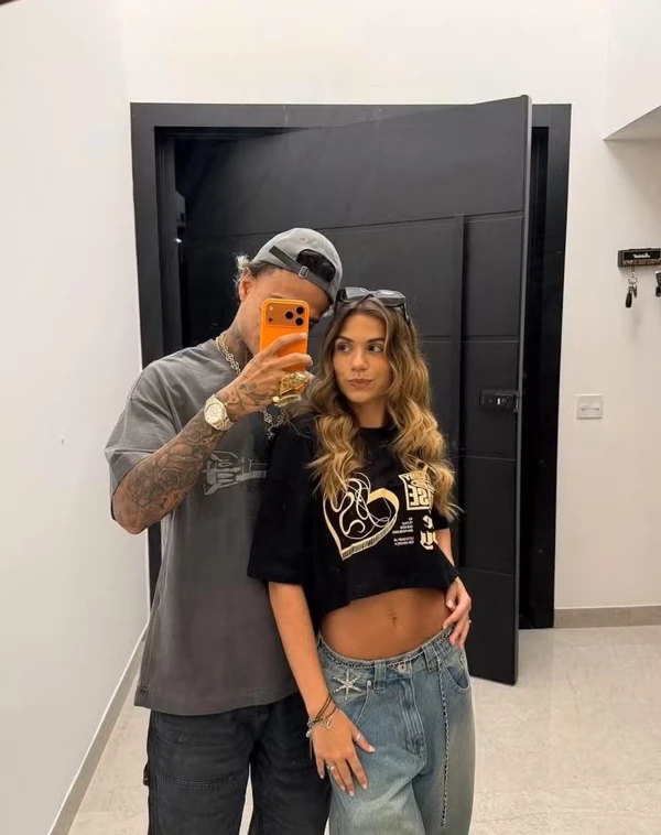 MC Cabelinho e Giovanna Mendes por Reprodução