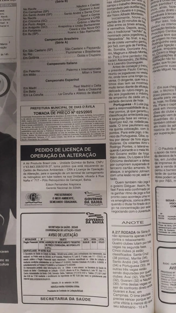 Relembre como foi a queda de Bahia e Vitória para a Série C em 2005 por Alan Pinheiro/CORREIO