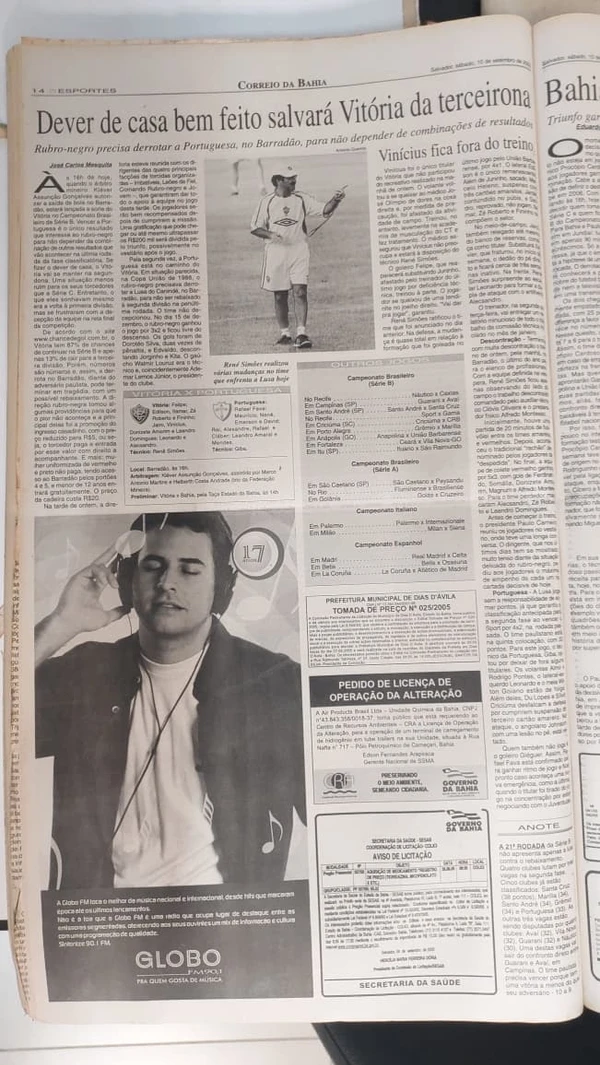 Relembre como foi a queda de Bahia e Vitória para a Série C em 2005 por Alan Pinheiro/CORREIO