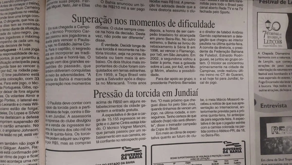Relembre como foi a queda de Bahia e Vitória para a Série C em 2005 por Alan Pinheiro/CORREIO