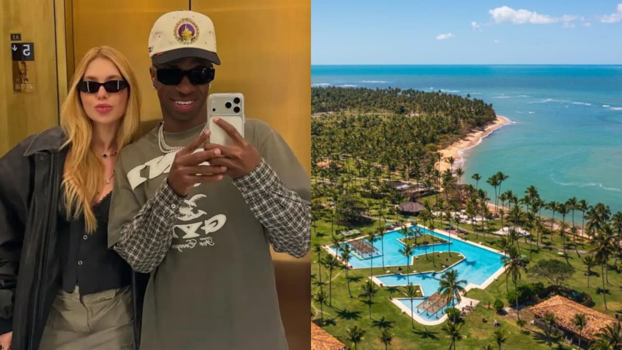Virginia e Vini jr escolheram hospedagem que tem praia exclusiva de 1 km e diárias de R$ 15 mil por Reprodução/Redes Sociais 