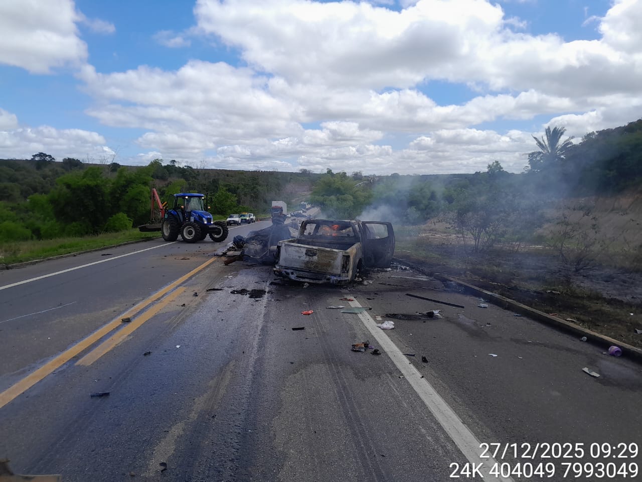 Acidente na BR-101 por Divulgação/PRF