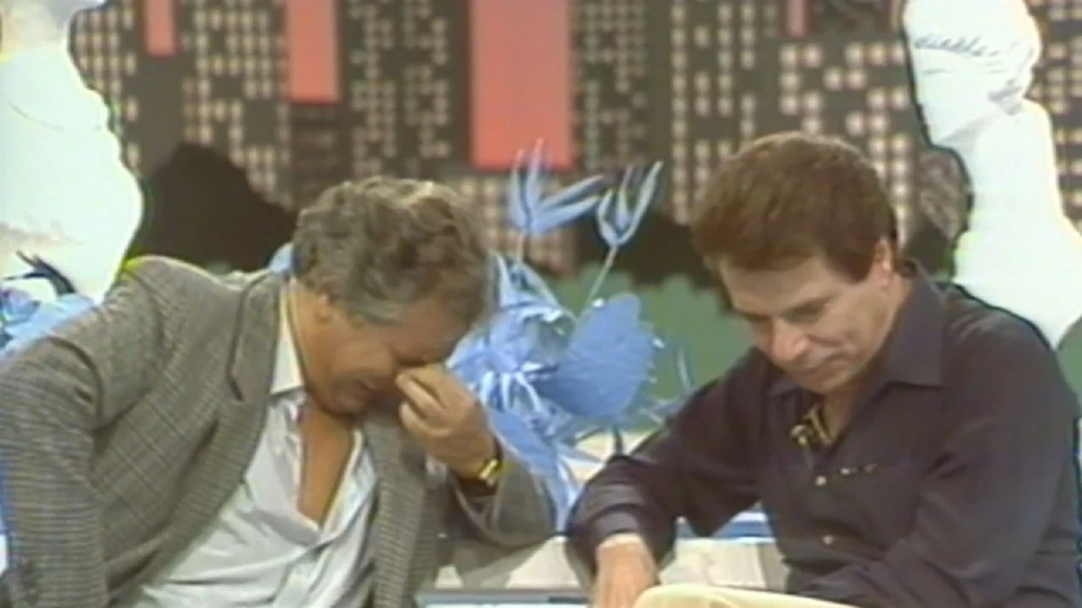 Carlos Alberto e Silvio Santos por Reprodução/Internet 