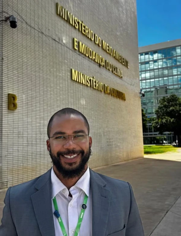 Kildren Pantoja, ambientalista paraense apontado como namorado de Liniker por Reprodução/Redes Sociais 