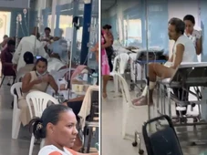 Imagem - Cena choca: pacientes são deixados em corredores de hospital público da Bahia; veja