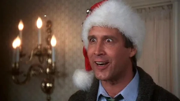 Chevy Chase no filme 'Férias Frustradas de Natal', de 1989 por Reprodução