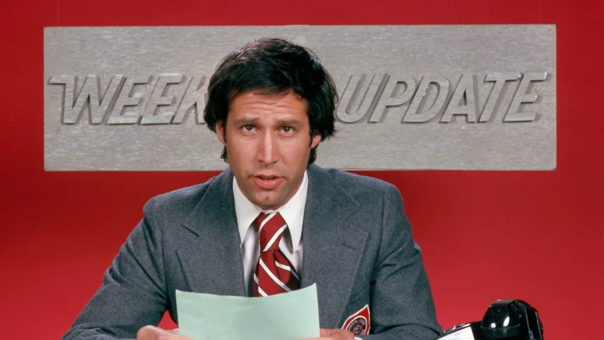 Chevy Chase no 'Saturday Night Live' por Reprodução