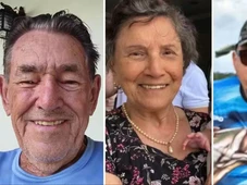 Imagem - Pai, mãe e filho que morreram em acidente na BR-101, no Sul da Bahia, são enterrados no ES