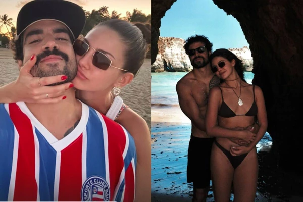 Caio Castro e Vitória Bohn