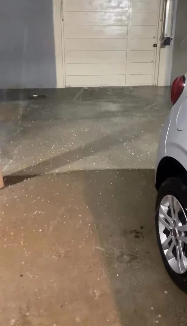 Chuva de granizo em Xique-Xique, na Bahia por Reprodução