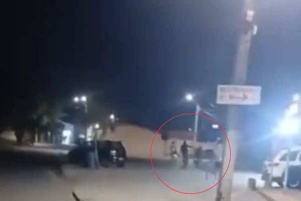 Criminosos registraram crime em vídeo por Reprodução