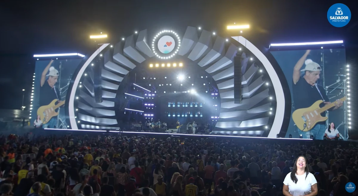 Durval Lelys no Festival Virada Salvador 2026 por Reprodução
