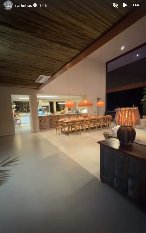 Mansão onde Carlinhos Maia está hospedado em Trancoso por Reprodução/Instagram
