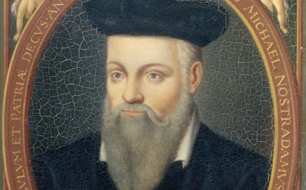 Quadro retratando Michel de Nostradamus (1503-1566)