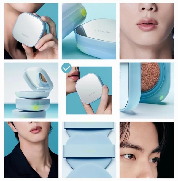 Jin, do BTS, é estrela de uma marca de cosméticos por Reprodução