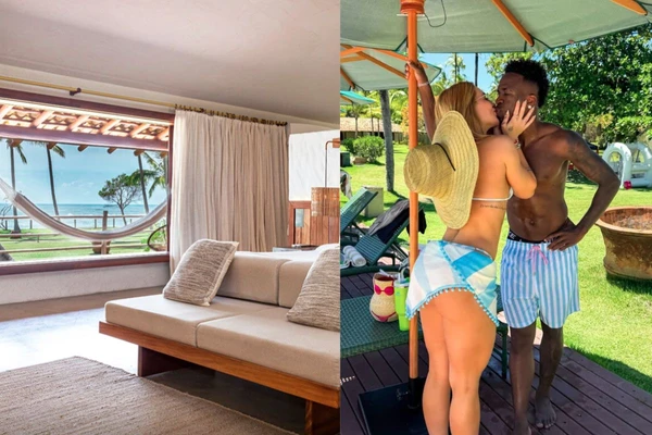 Virginia e Vini Jr. se hospedaram em Reserva de alto padrão