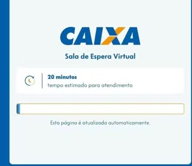 Apostadores compartilharam registros das filas virtuais que enfrentaram nos canais da Caixa por Reprodução